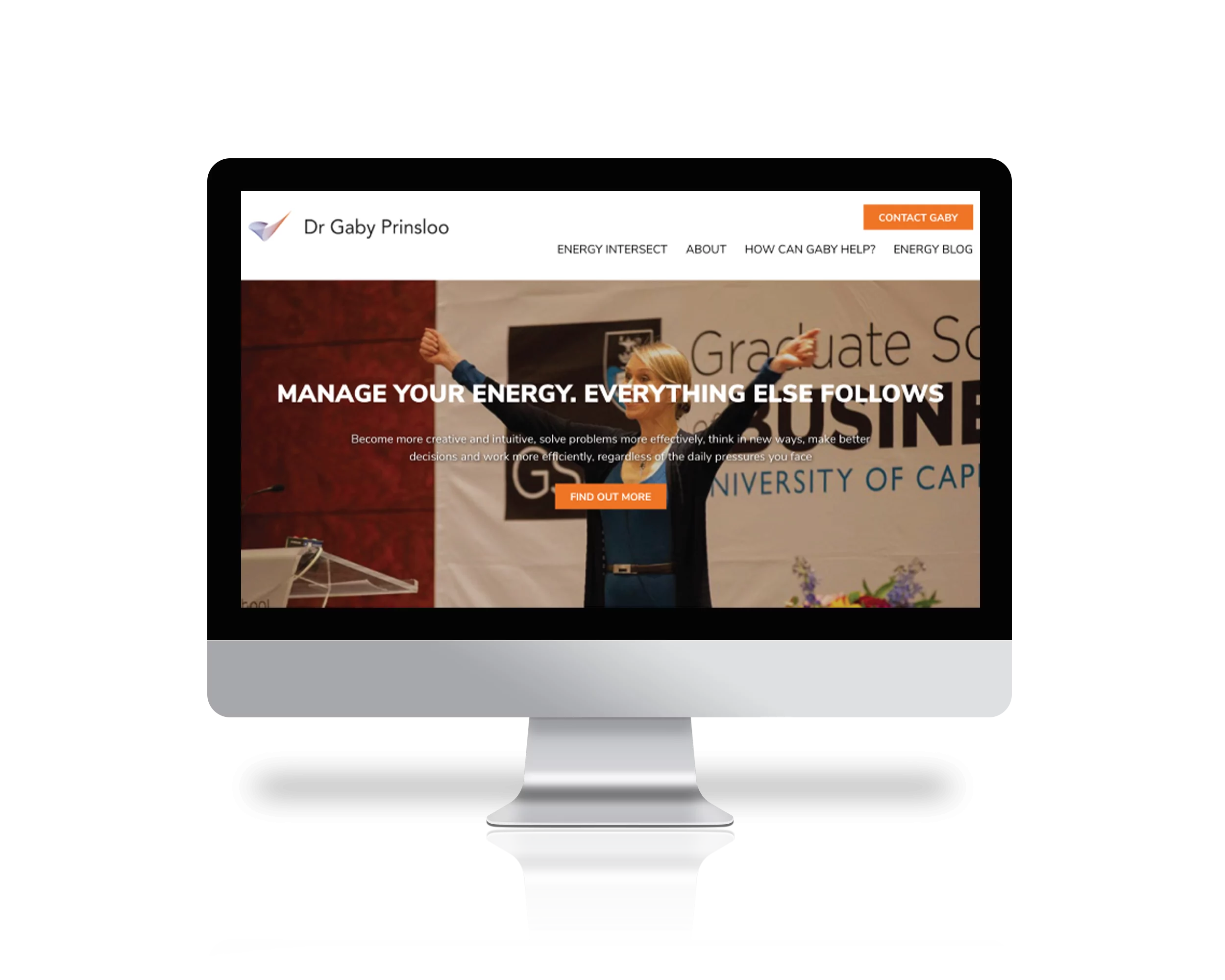 Logo Design, Website Design & Development for Dr Gaby Prinsloo