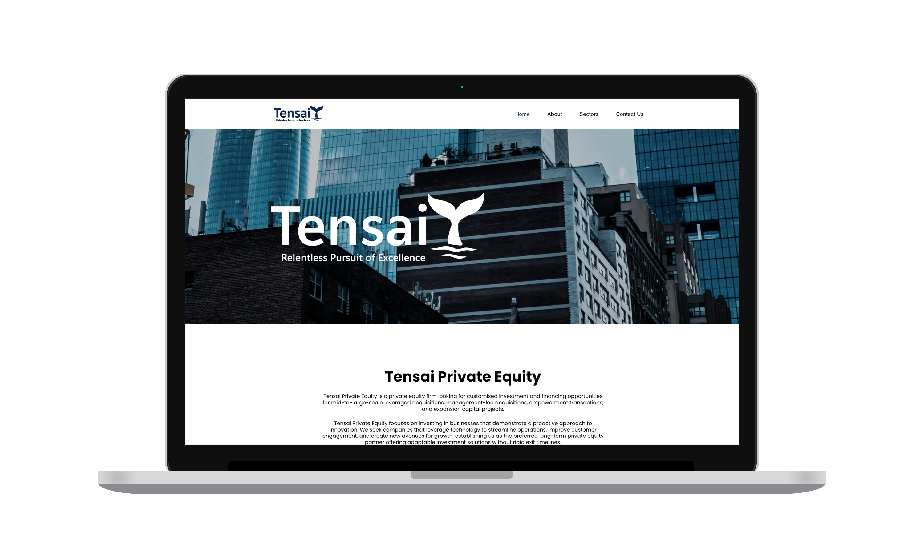 Bespoke Website Design & Development for Tensai